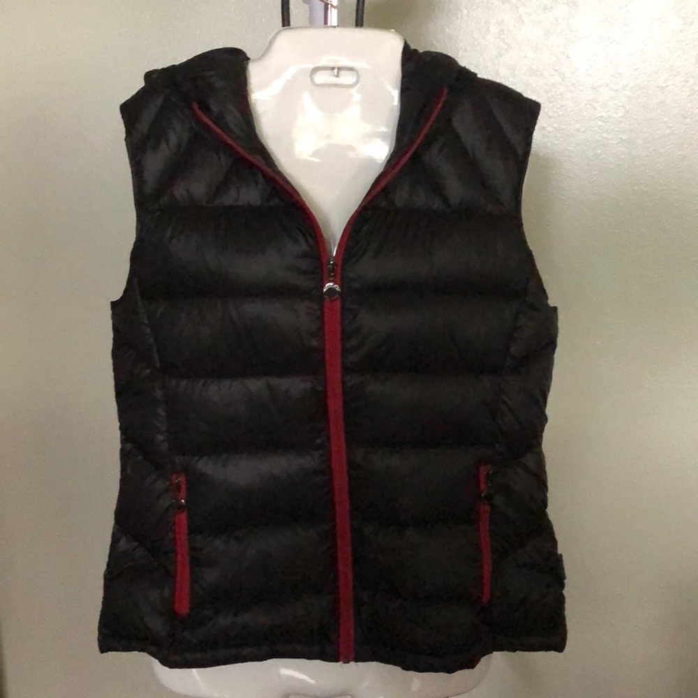 Calvin Klein hooded down vest jacket size M